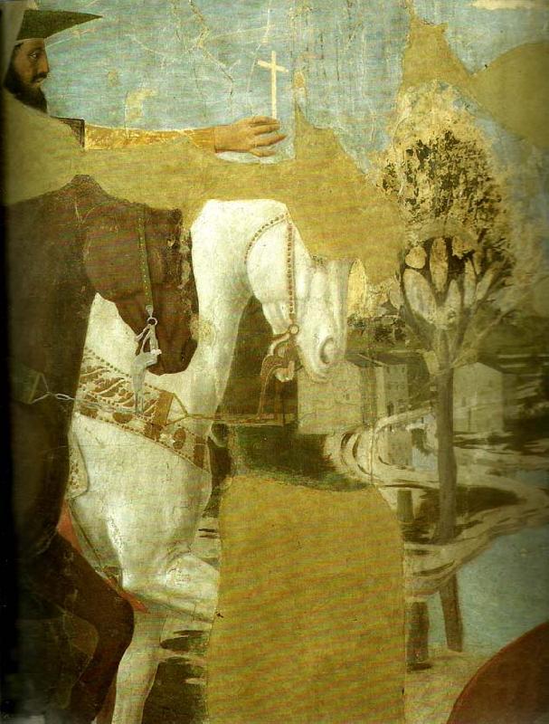 Piero della Francesca the legend of the true cross, detail oil painting image